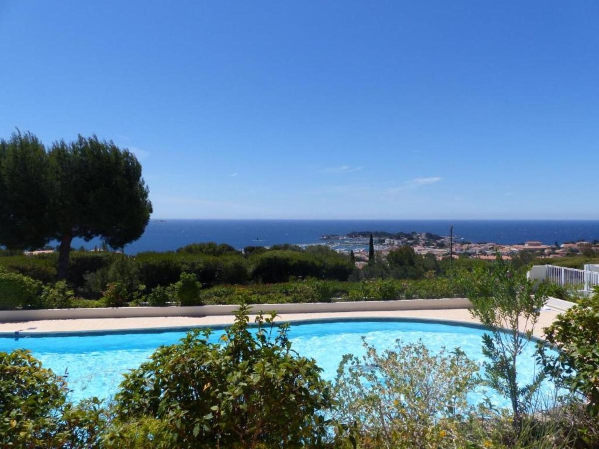 Magnifique Appartement Vue Mer - Grande Terrasse Et Piscine 邦多勒 外观 照片